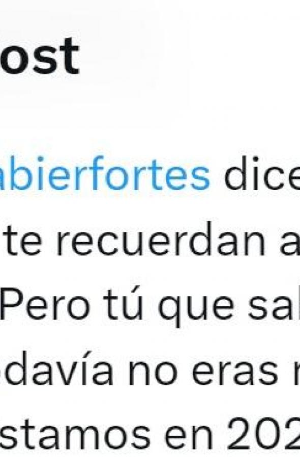 La Aplaudida Respuesta De Xabier Fortes A Este Tuit Sobre Lo Que Dijo