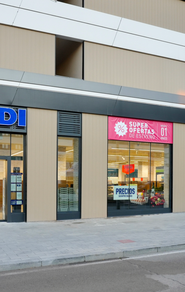 Aldi abre una tienda en una zona estratégica de Madrid