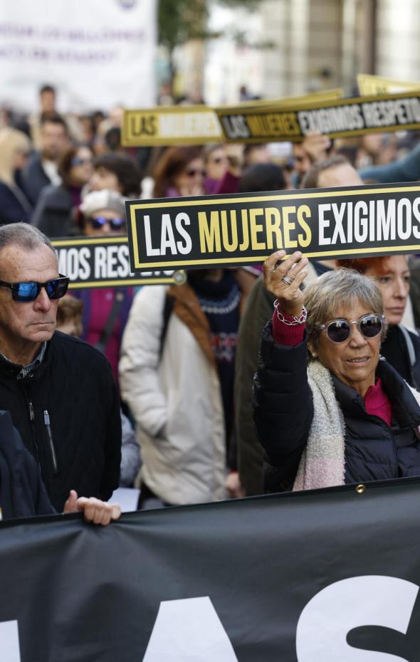 Miles De Personas Se Movilizan En Madrid Contra La Violencia Machista