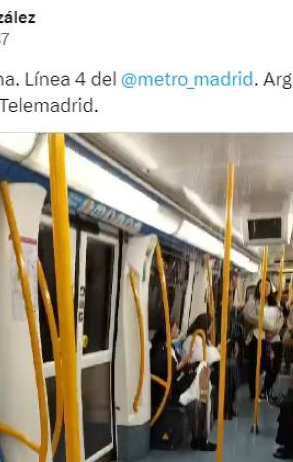 Llueve En Madrid Y Lo Que Pasa En El Interior De Este Vag N De Metro