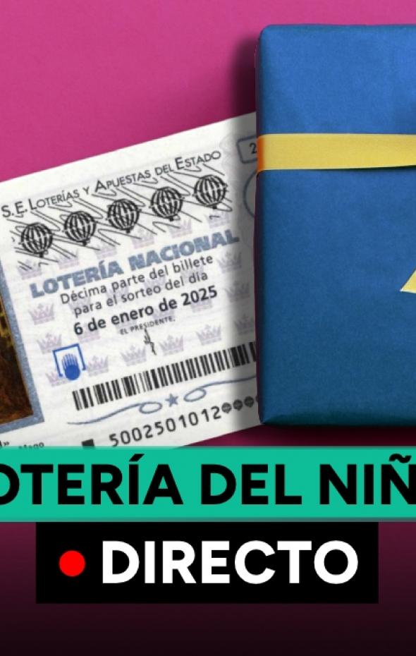 Lotería del Niño 2025 sorteo de hoy en directo comprobar décimo y