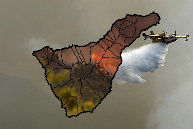 Estas Son Las Zonas Afectadas Por El Incendio De Tenerife