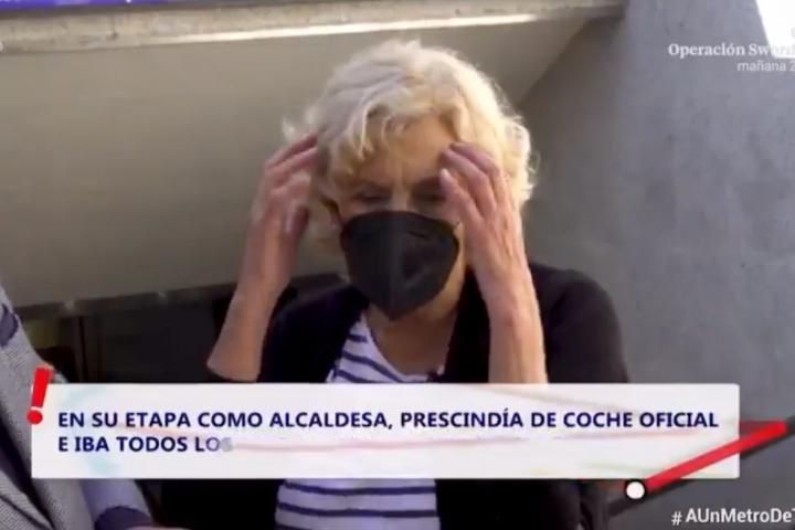 Carmena Se Lleva Las Manos A La Cabeza Al Recordar Una Frase Que Le