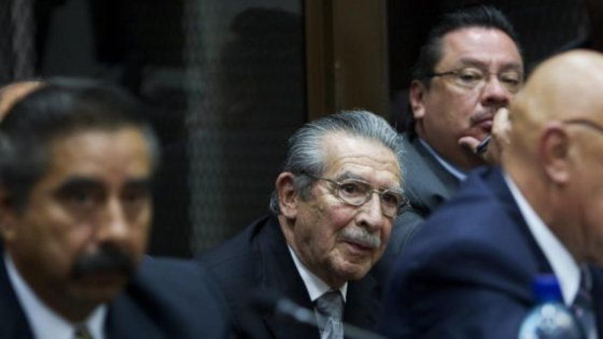 Ríos Montt exdictador guatemalteco será juzgado por el genocidio de 1