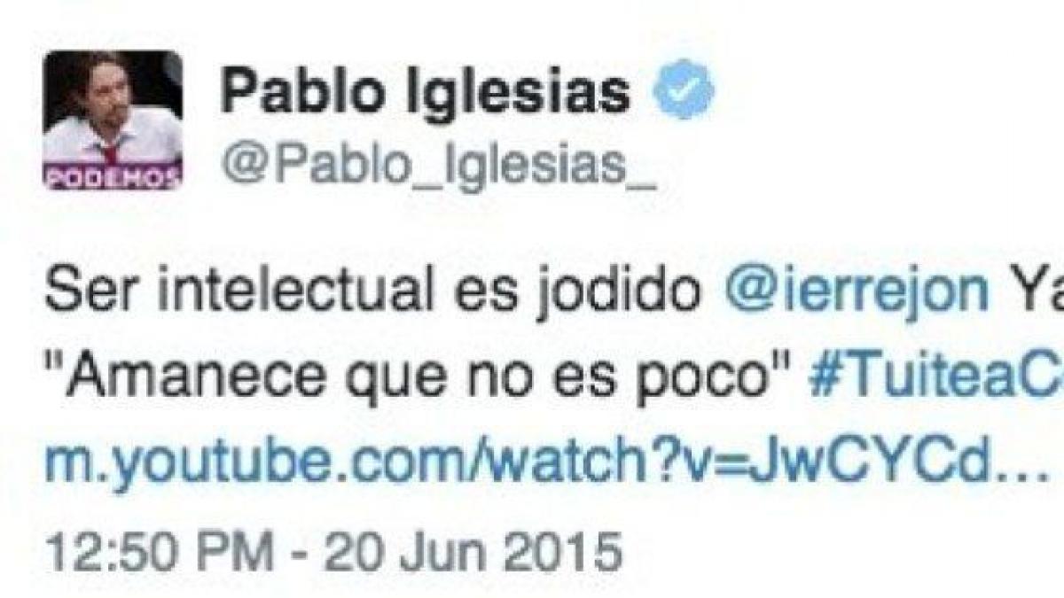 Pablo Iglesias apoya a Íñigo Errejón en su polémica en Twitter