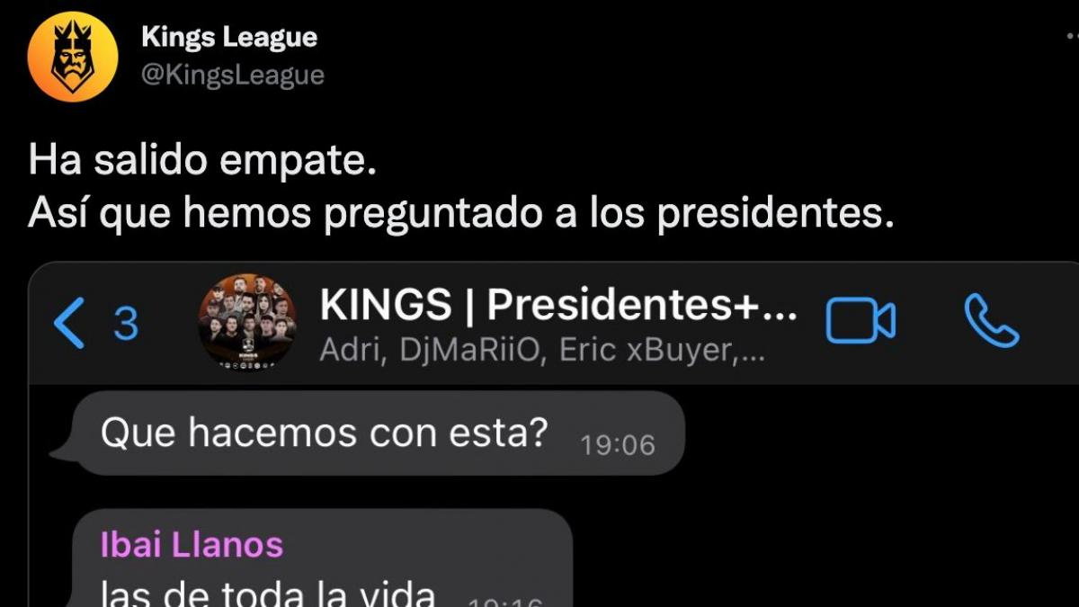 La Kings League desvela una conversación de WhatsApp entre Agüero Ibai