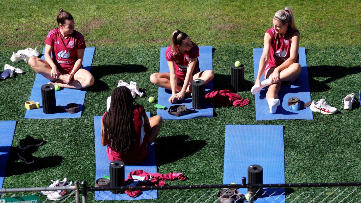 Mundial de fútbol femenino La selección española prepara en Sidney