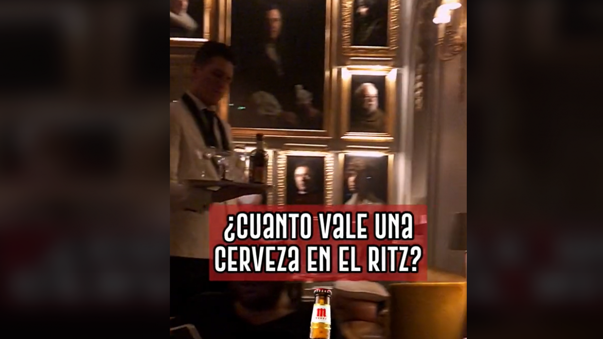 Comprueba Cu Nto Cuesta Un Tercio De Mahou En El Hotel Ritz De Madrid