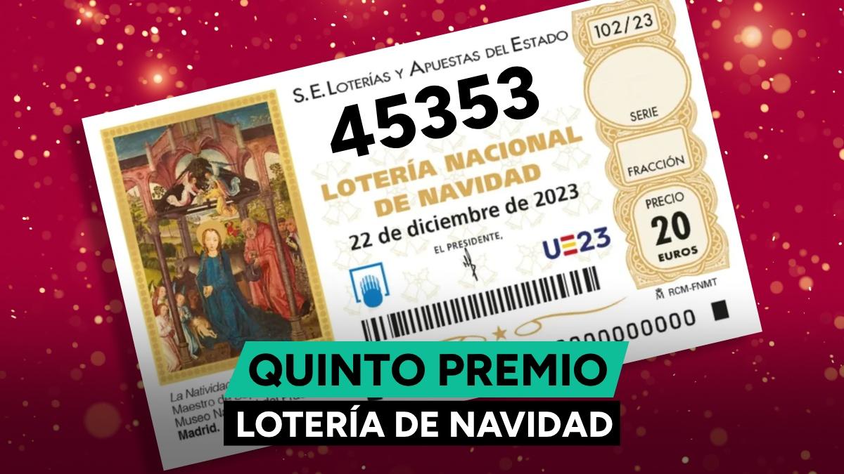 Segundo Quinto Premio De La Loter A De Navidad