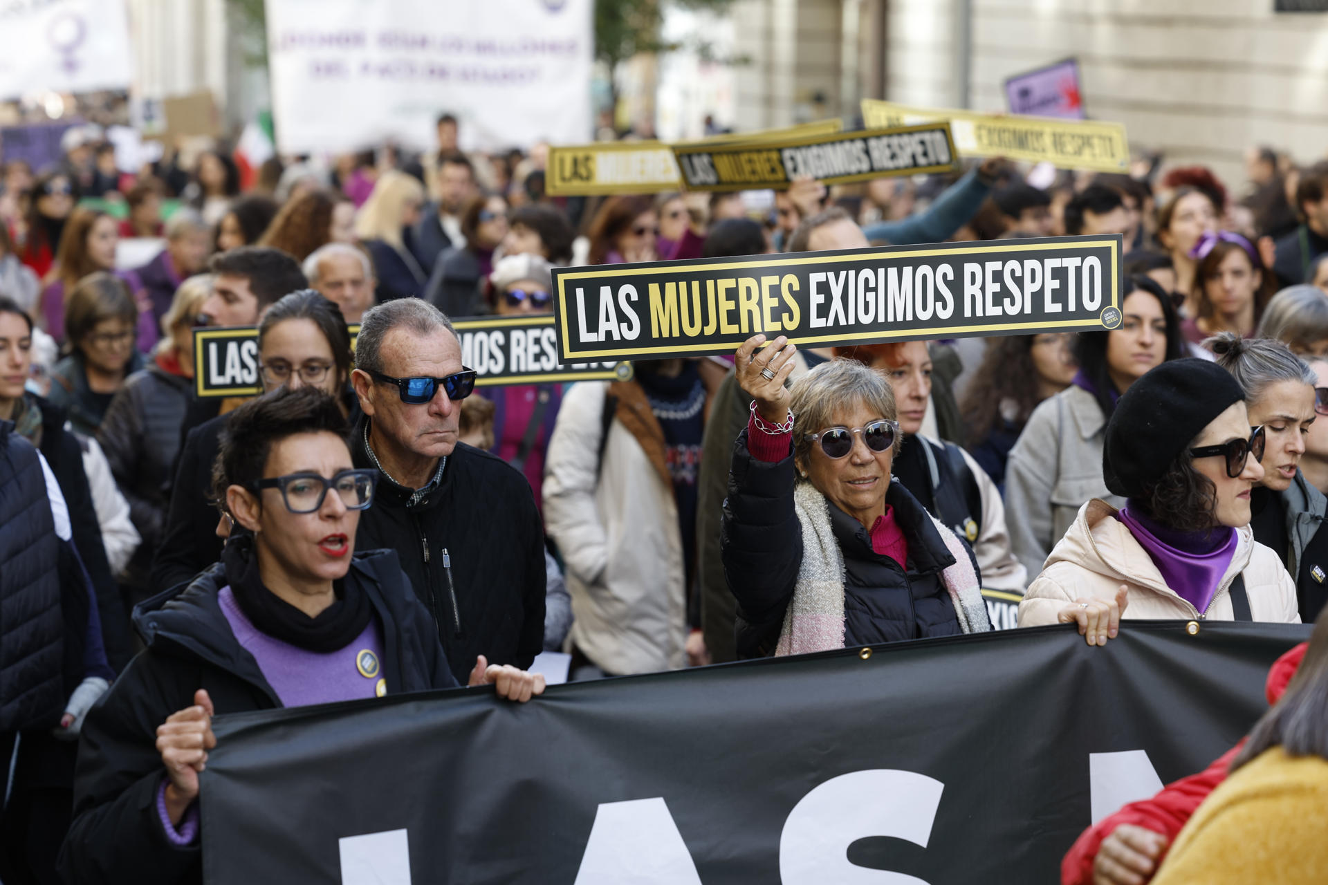 Miles De Personas Se Movilizan En Madrid Contra La Violencia Machista