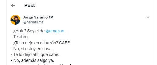 Cuenta Lo Ocurrido Con Un Repartidor De Amazon Al Entregar Un Paquete