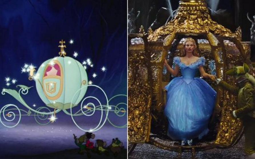 Tráiler de 'Cenicienta': compara la película 'Cinderella' con la clásica de  dibujos animados de Disney