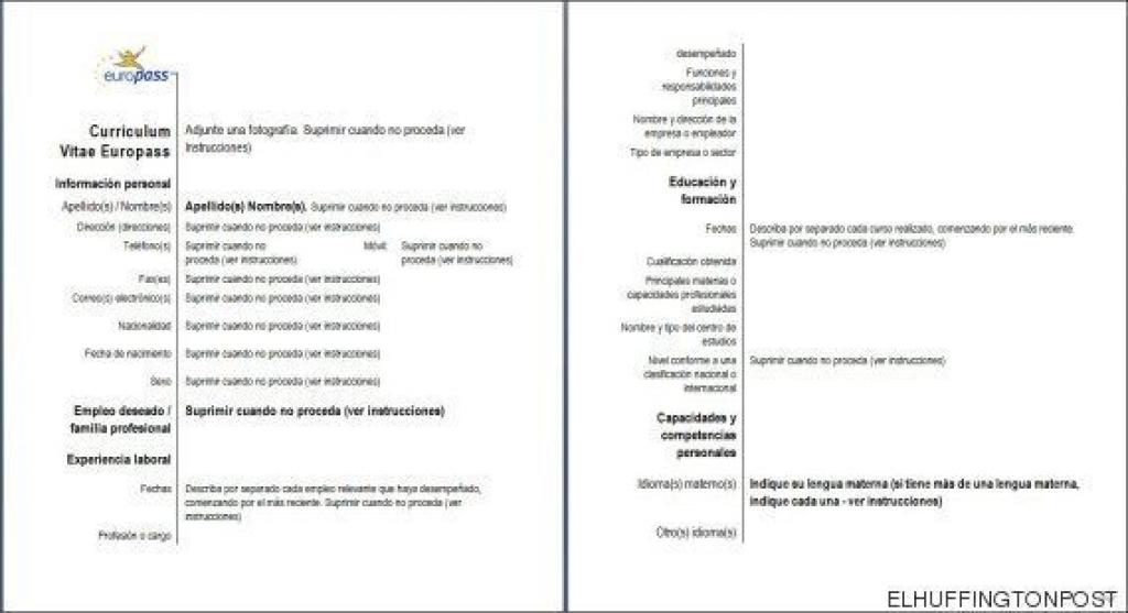 Y tú, ¿qué currículum tienes: el 1, el 2, el 3 o el 4?