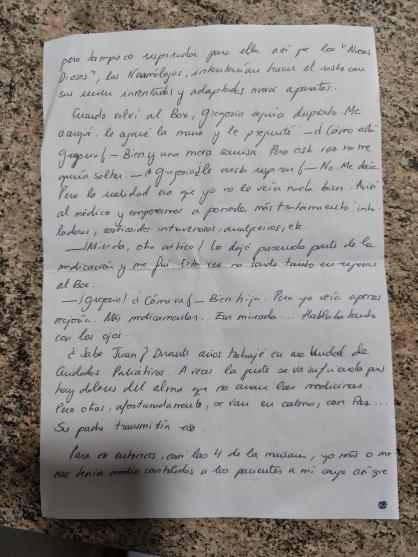 La carta de una enfermera a la familia de un fallecido por covid que les  devuelve la paz sobre cómo murió