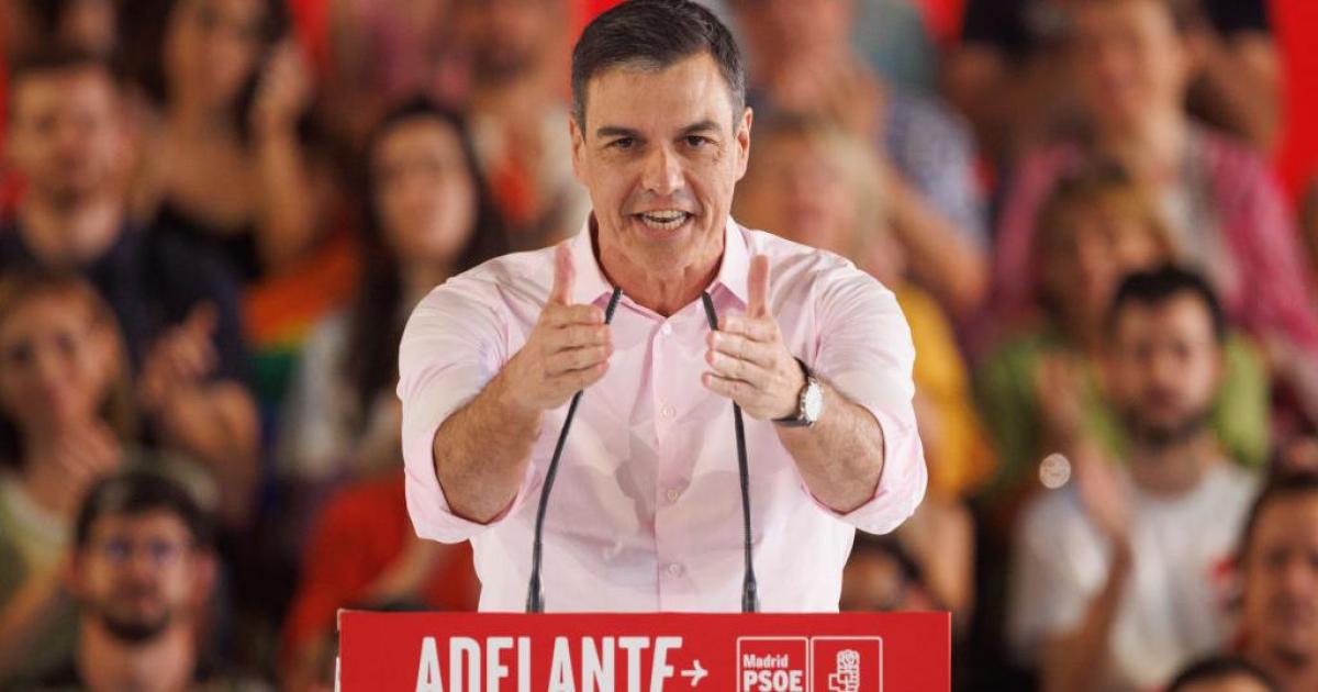 Pedro Sánchez, en el arranque de campaña del PSOE por el 23-J