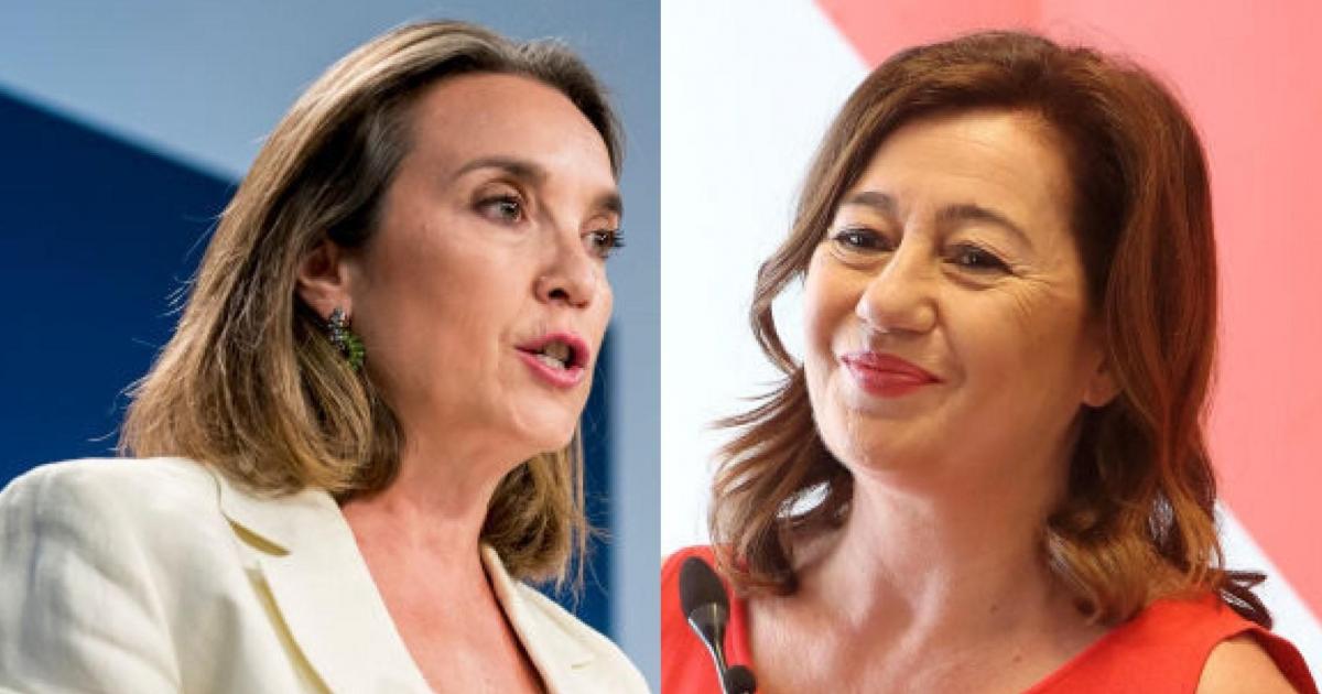 Las candidatas a presidir el Congreso del PP y PSOE, Cuca Gamarra y Francina Armengol; en sendas imágenes de archivo.