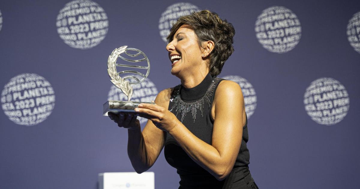 Sonsoles Ónega ganadora del Premio Planeta 2023.