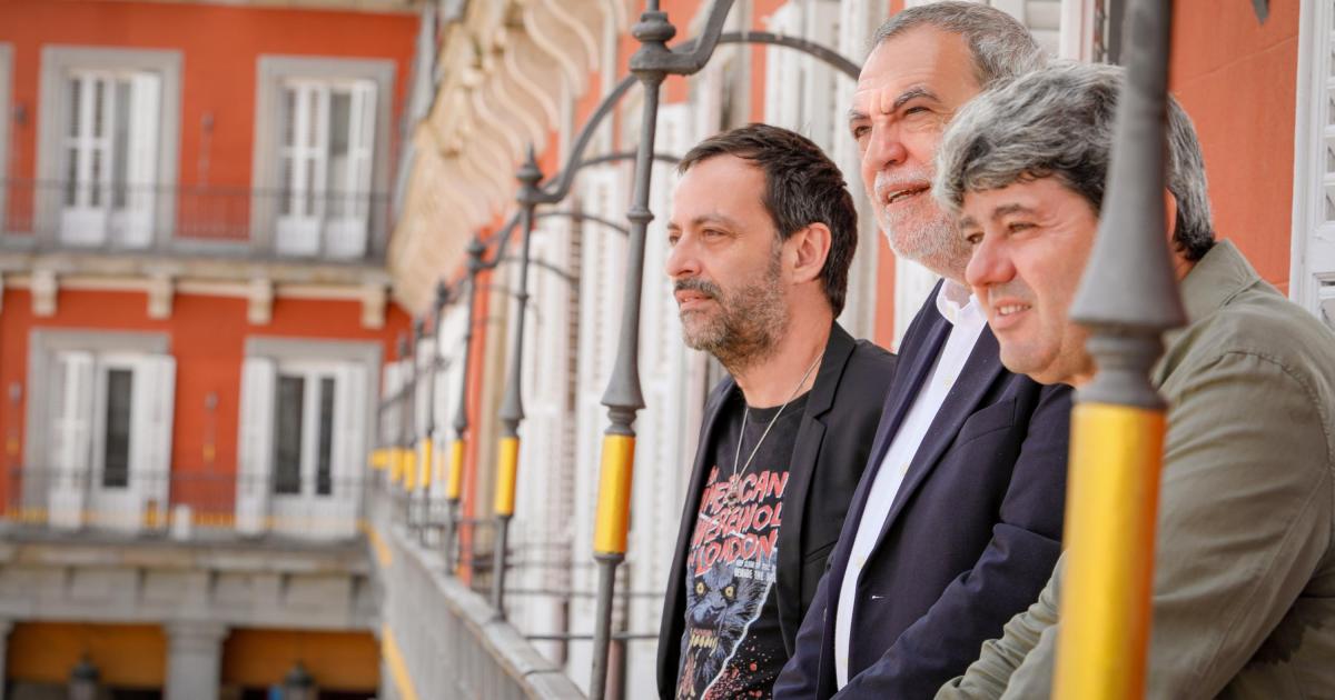 Agustín Martínez, Jorge Díaz y Antonio Mercero, los tres autores bajo la firma Carmen Mola.