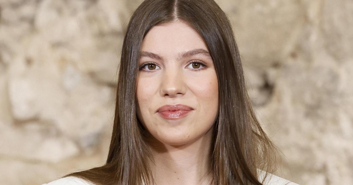 La infanta Sofía, en su primer acto en solitario el 13 de diciembre de 2024.