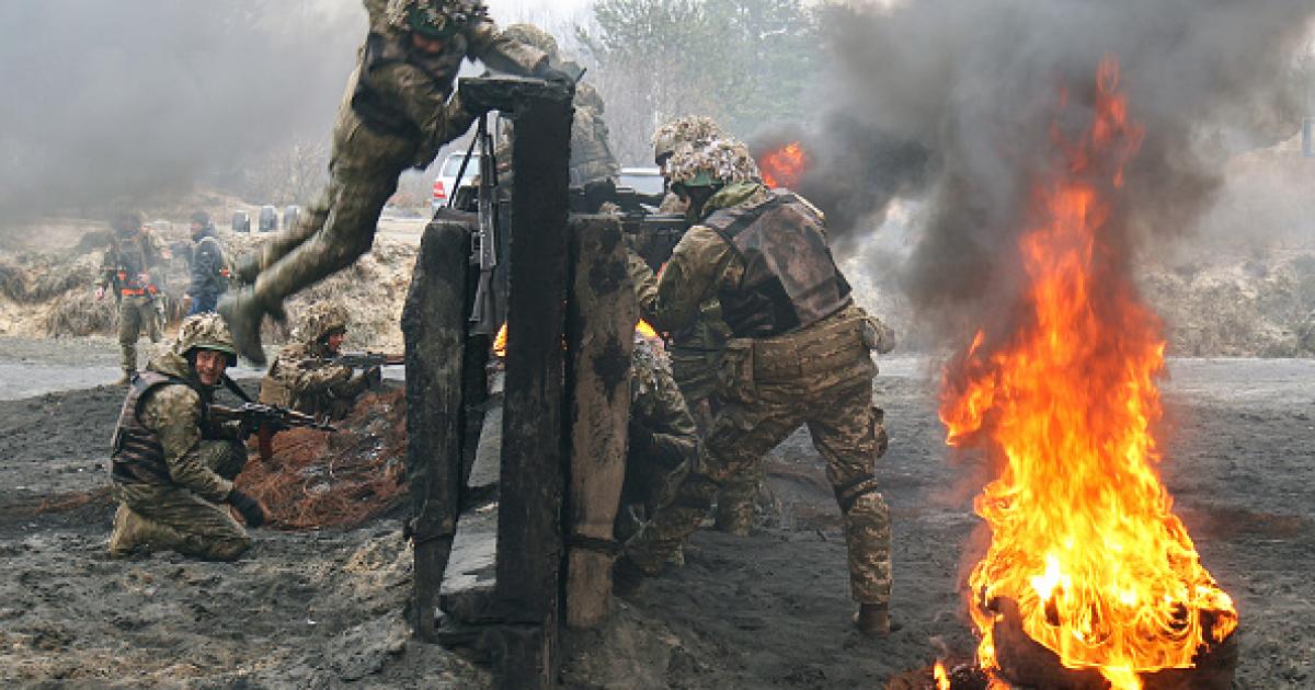 Militares ucranianos.