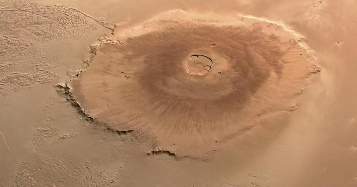 El Monte Olimpo de Marte