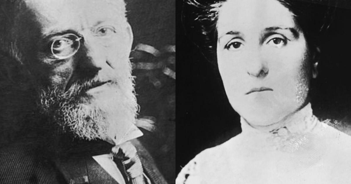 Isidor e Ida Straus, pasajeros del Titanic.