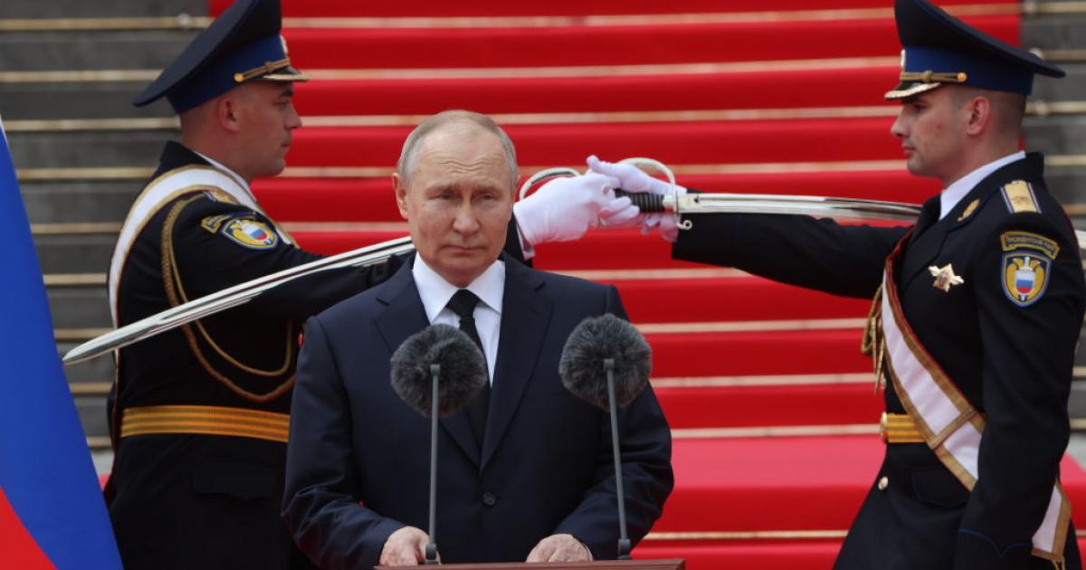 Putin, durante su discurso ante las élites militares