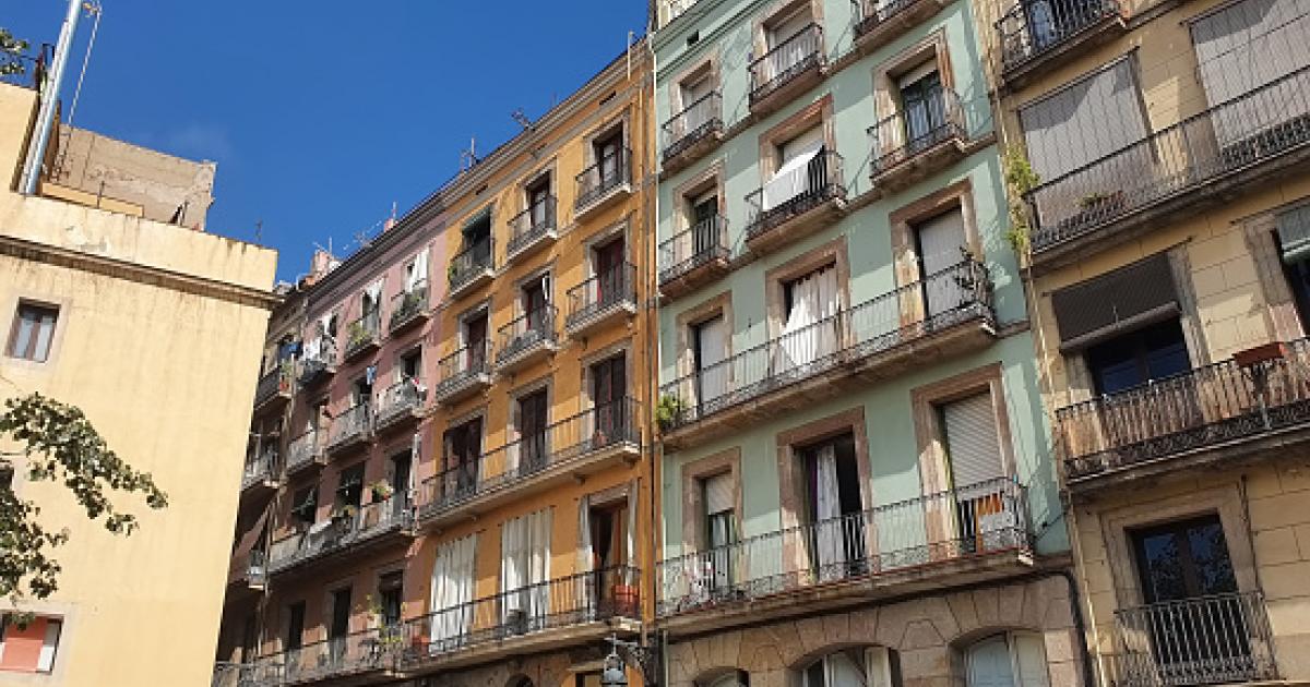 Un edificio residencial en El Born, Barcelona.