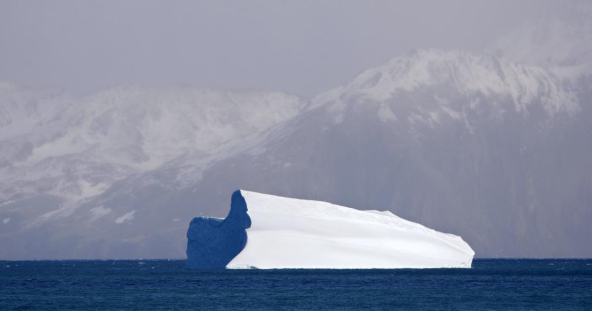 Imagen de archivo de un iceberg.