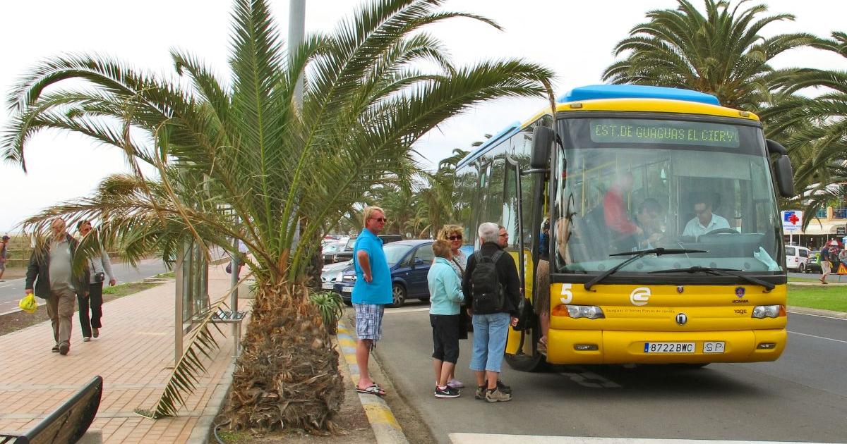 Guaguas municipales en Canarias