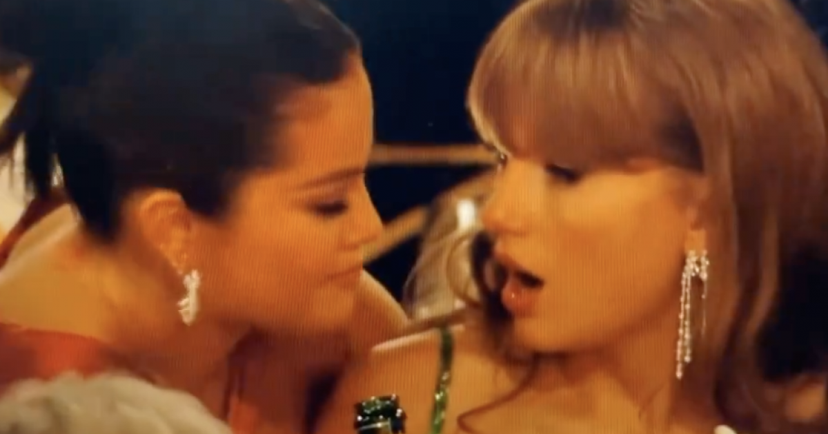 Selena Gomez y Taylor Swift, en los Globos de Oro.