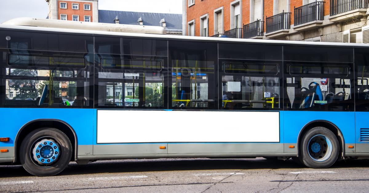 Un autobús en Madrid.