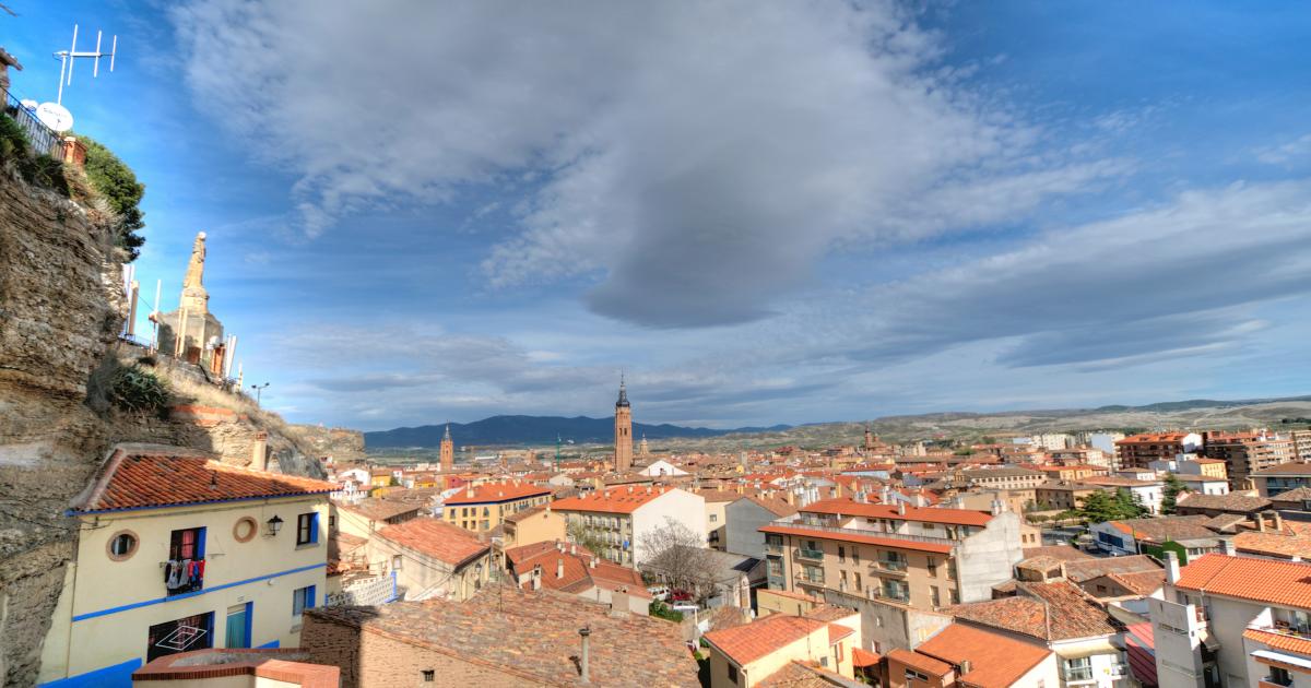 Vista de Calatayud (Zaragoza) donde se ha vendido el primer premio de la Lotería Nacional del jueves 18 de enero.