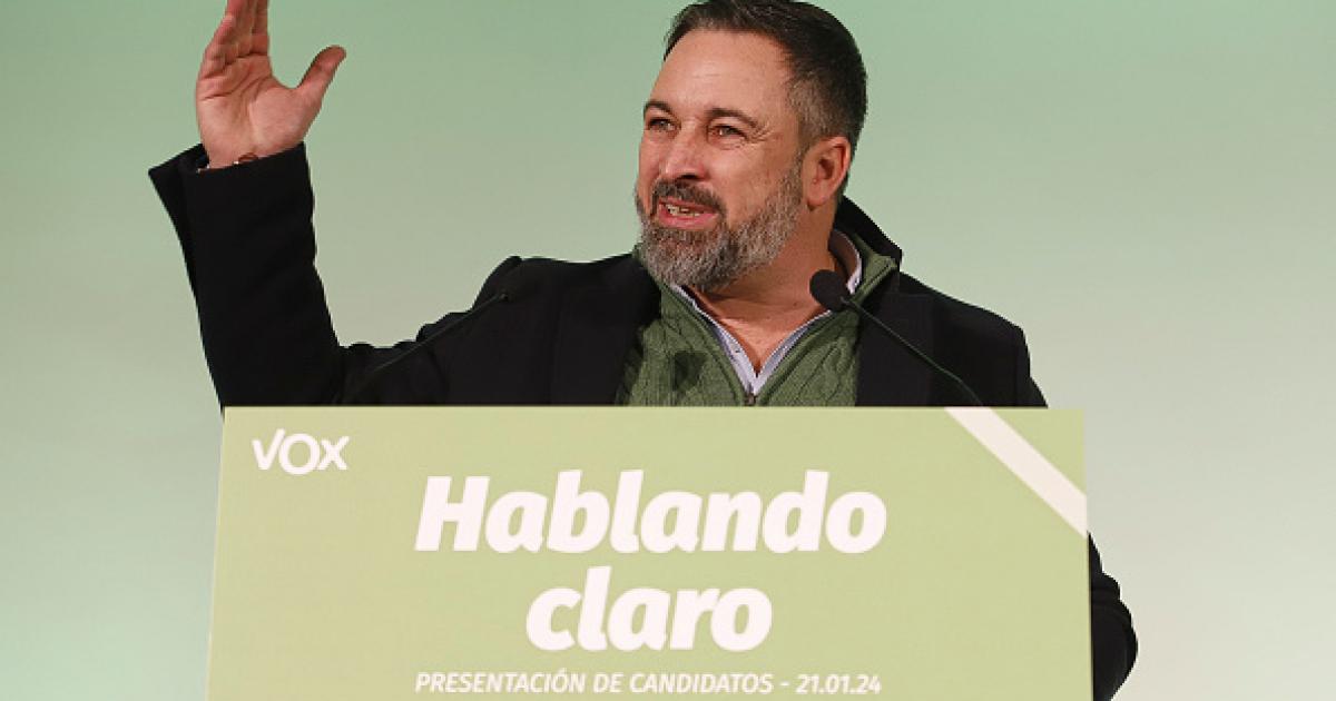 El líder de Vox, Santiago Abascal, en una imagen de archivo.