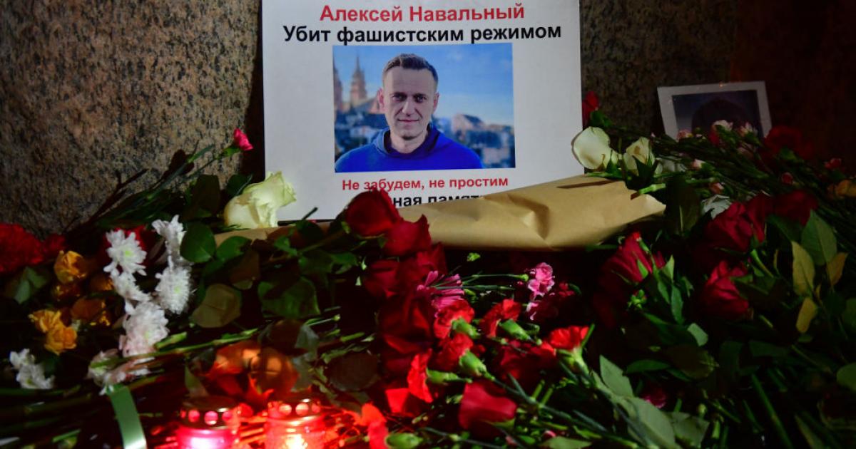 Memorial en recuerdo a Alexéi Navalni en Rusia