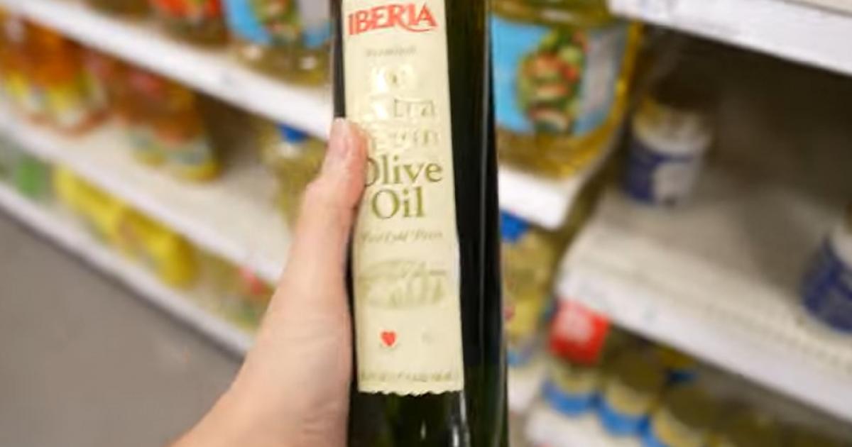 Aceite de oliva en el supermercado 'Target'.