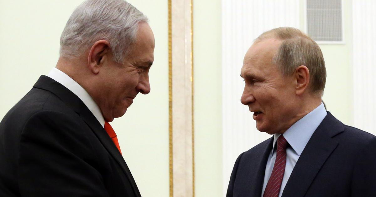 Benjamin Netanyahu y Vladimir Putin.