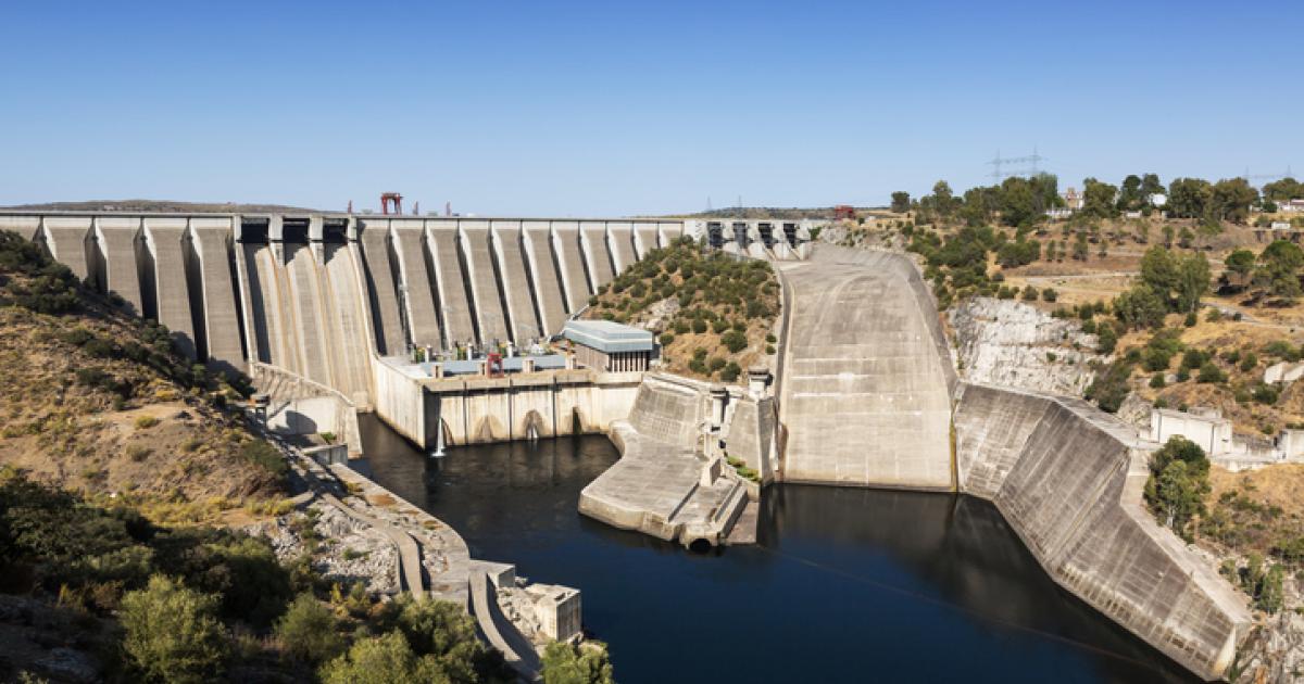 Imagen de archivo del embalse de Alcántara (José María de Oriol) en Cáceres (Extremadura).