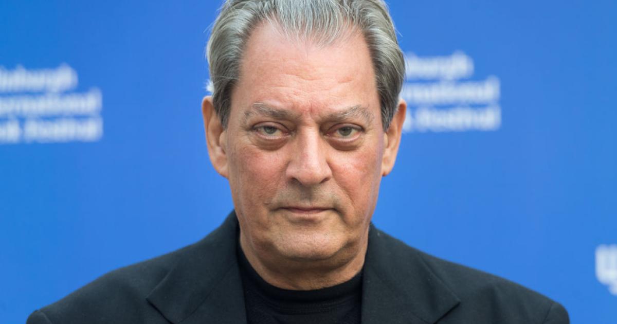 Paul Auster, fotografiado en Edimburgo en 2017.