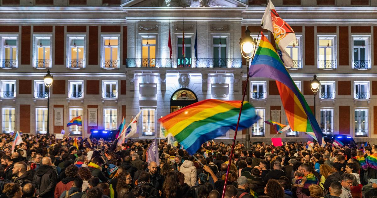 Foto de archivo de la protesta contra la decisión del Gobierno de Ayuso, el pasado mes de noviembre.