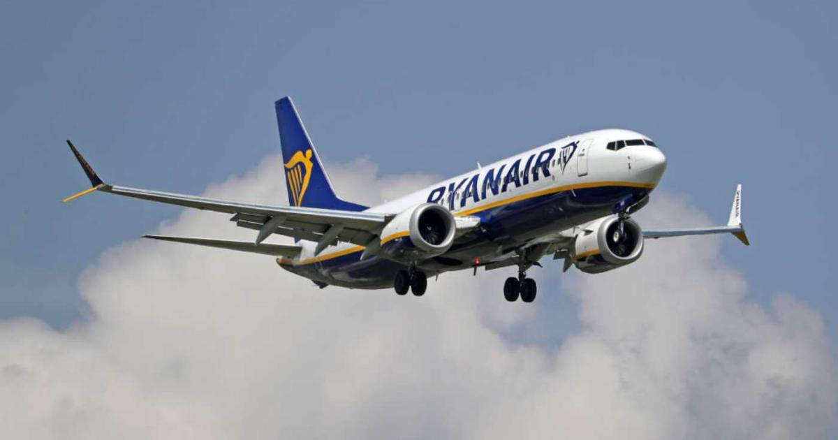 Avión de Ryanair