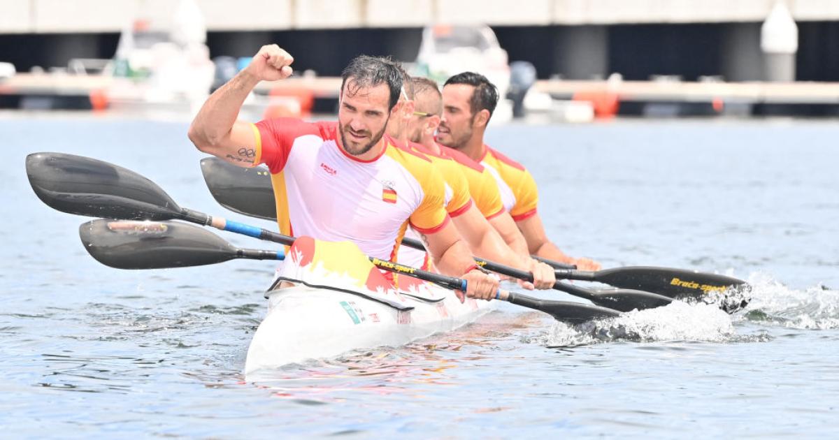 Saúl Craviotto, Marcus Cooper Walz, Carlos Arévalo y Rodrigo Germade, el K4-500 que aspira a todo en París