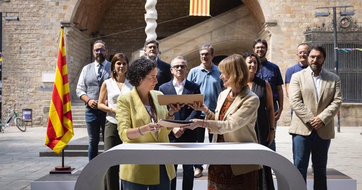 Firma de acuerdo entre PSC y ERC