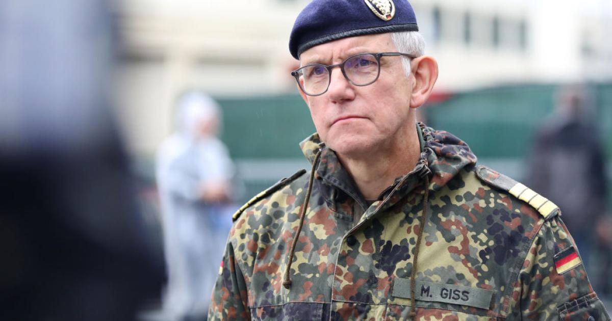 El capitán Michael Giss, jefe del Comando Estatal de Hamburgo de las Fuerzas Armadas de Alemania, en una fotografía de archivo.