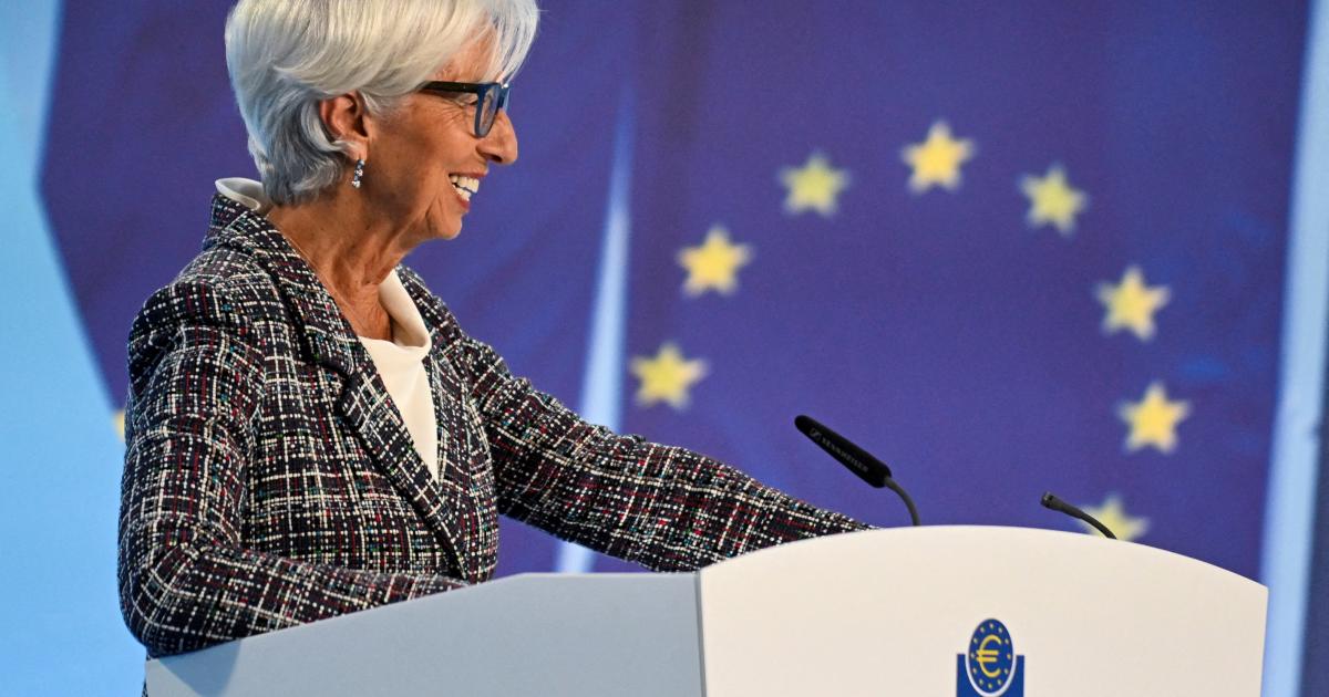 La presidenta del BCE, Christine Lagarde, el pasado 12 de septiembre.