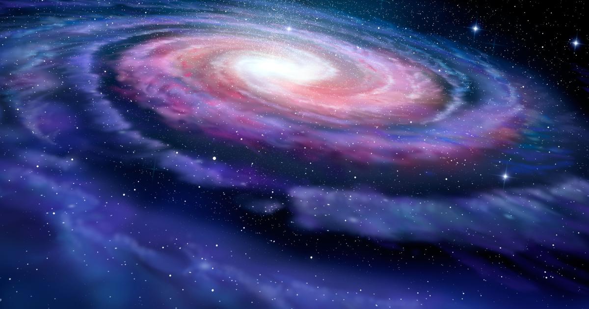 Ilustración de la galaxia Vía Láctea.