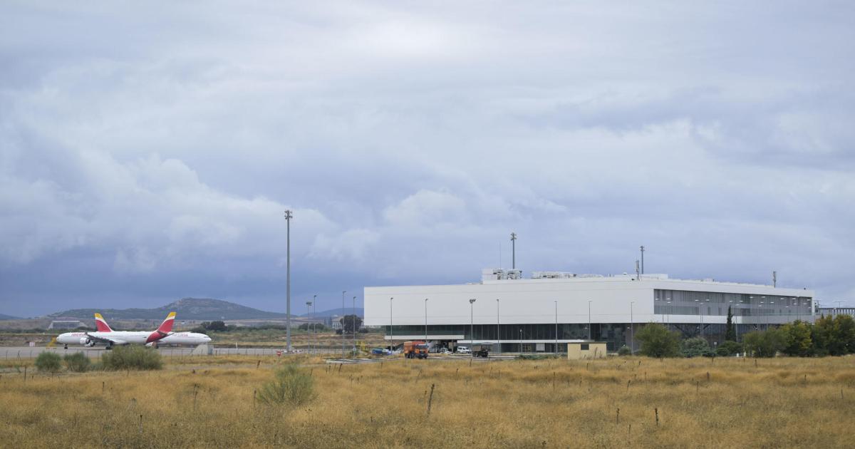 Vista de las instalaciones del aeropuerto de Ciudad Real.