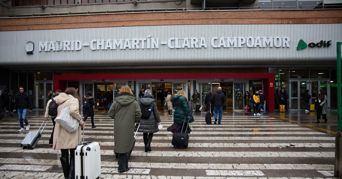 La estación de Chamartin-Clara Campoamor.