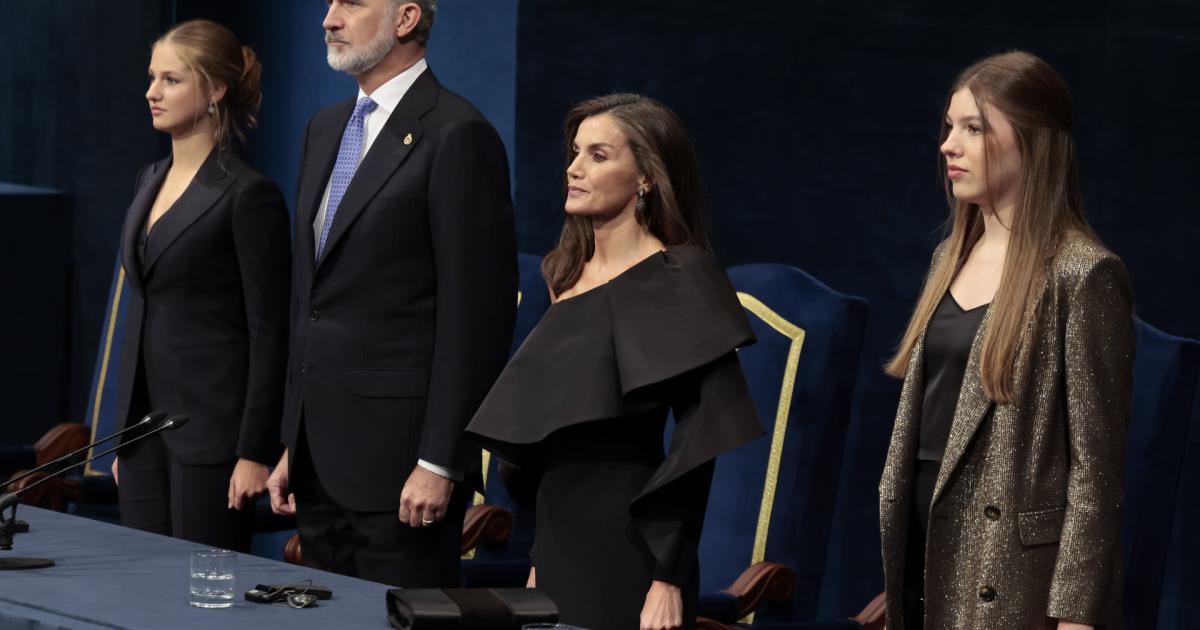 La familia real, en los Premios Princesa de Asturias.