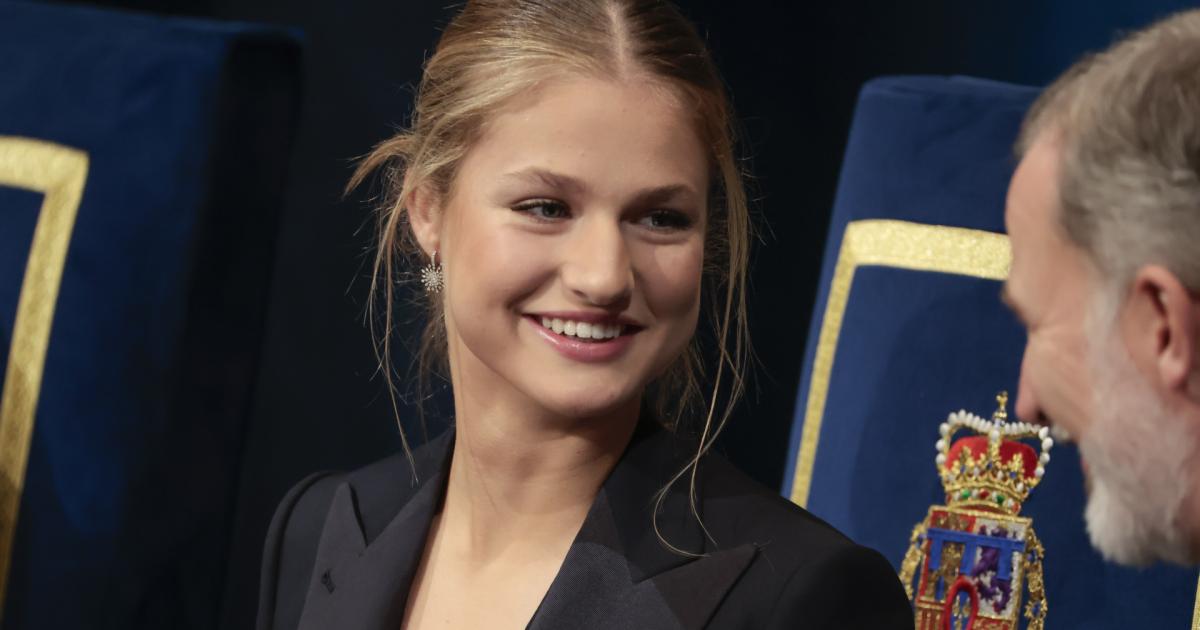 Leonor en los Premios Princesa de Asturias 2024.